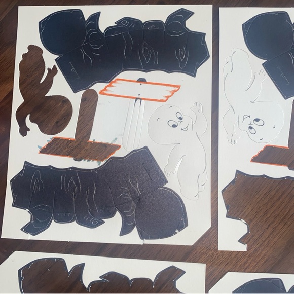 Hallmark Casper the friendly ghost nut cups.  6 unused in original 1960s pack! - Picture 4 of 7